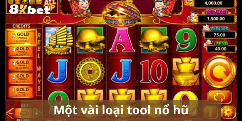 Một vài loại công cụ can thiệp trong game nổ hũ